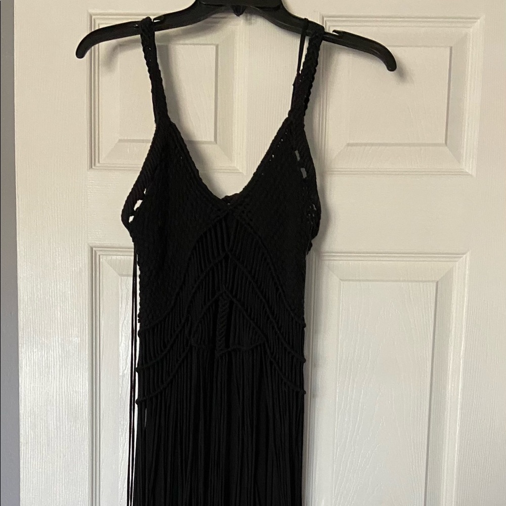 NWT Ralph Lauren (Denim and Supply line) boho maxi dress with tassels